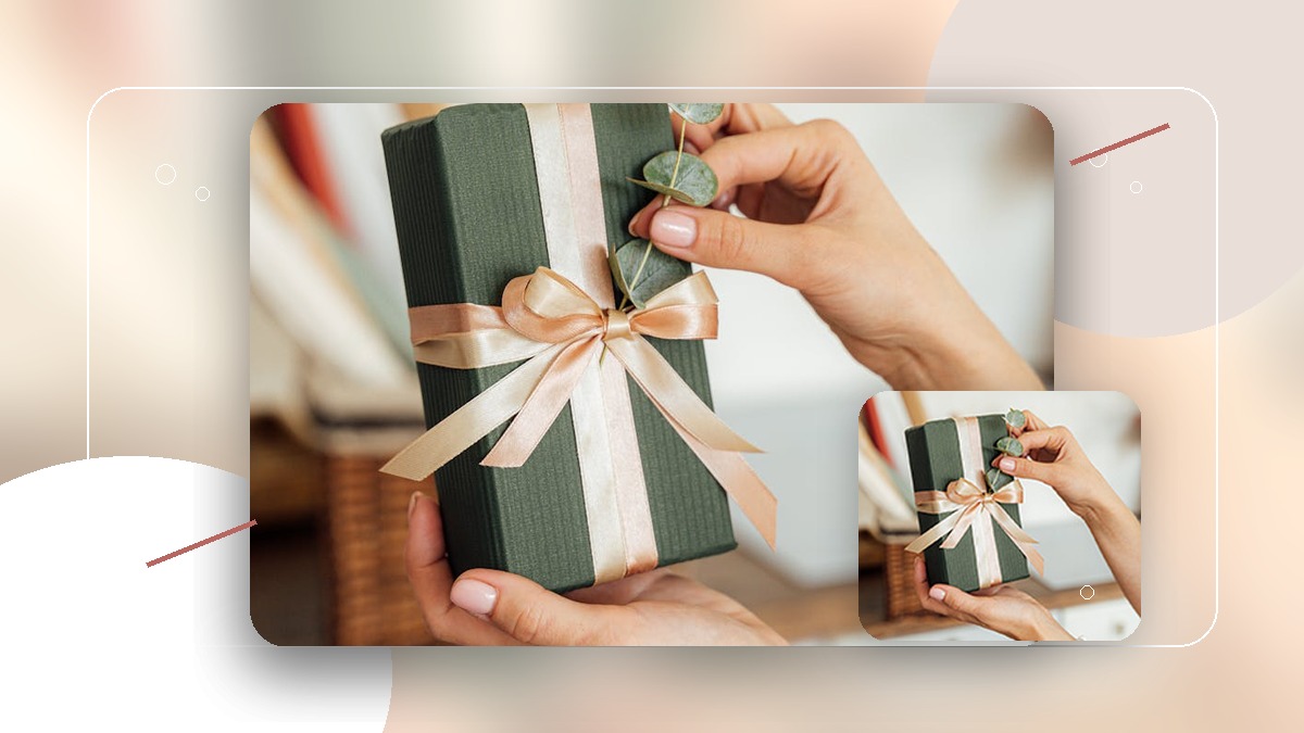 Plumera self-care gift box styled with handmade soap lip balm and clean beauty products