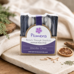 Woodsy Citrus handmade soap bar by Plumera Essentials
