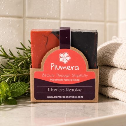 Warrior’s Resolve natural soap by Plumera Essentials
