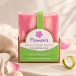 Rose Bergamot natural soap by Plumera Essentials
